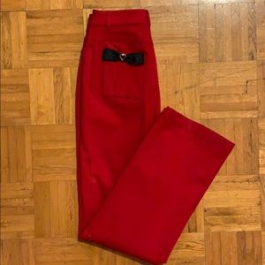 Red St. John Sport slacks